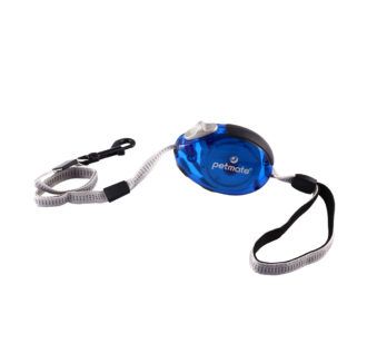 Buy Petmate Translucent Palm Retractable Leash Small Blue