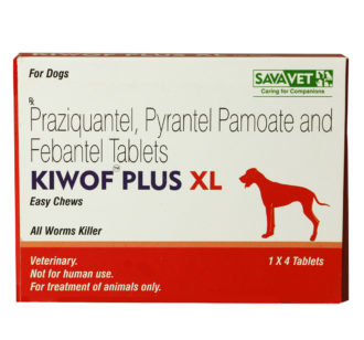 Buy Savavet Kiwof Plus XL Dewormer - 4 Tablet